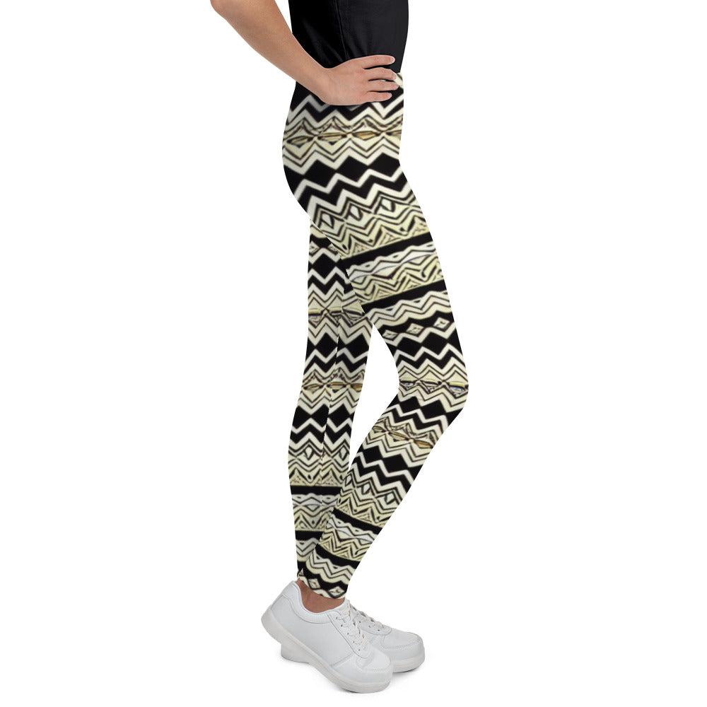 African all-over design print on Youth Leggings