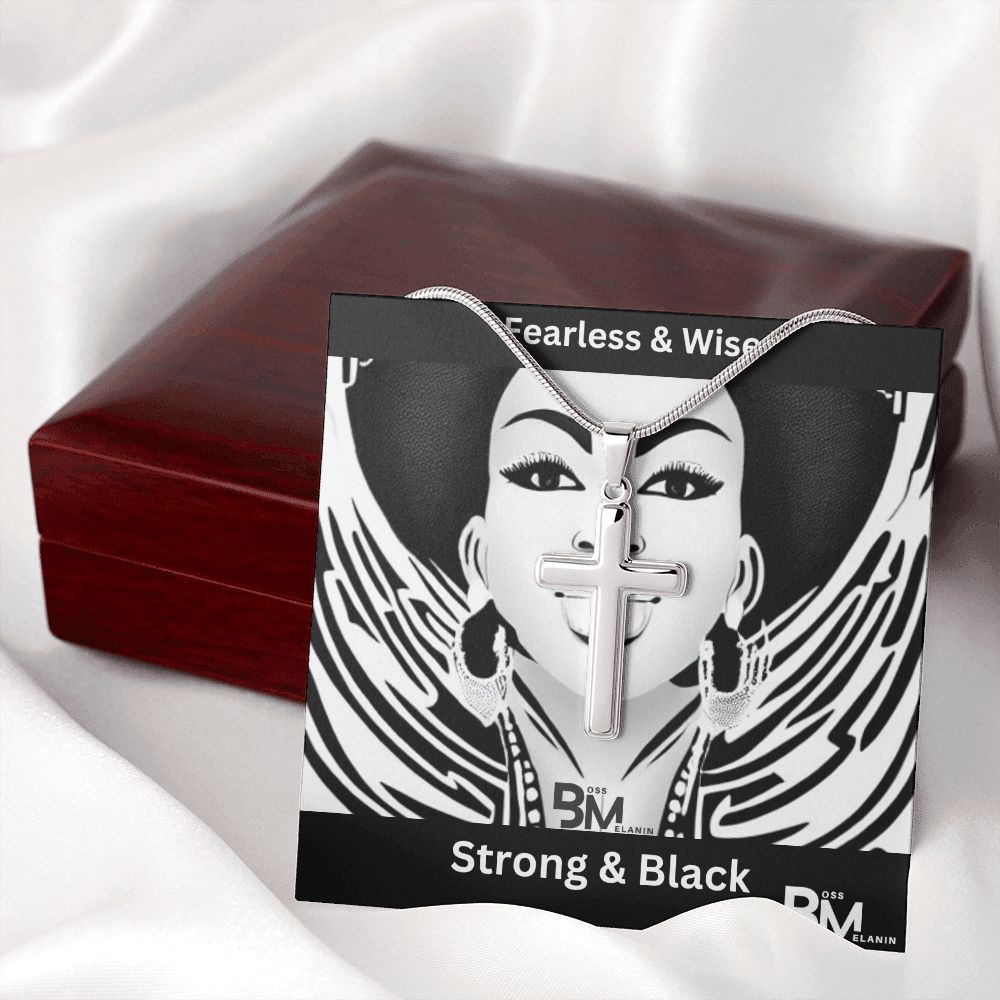 Stainless Steel high quality Gift chain for Fearless, Wise, strong Black Woman