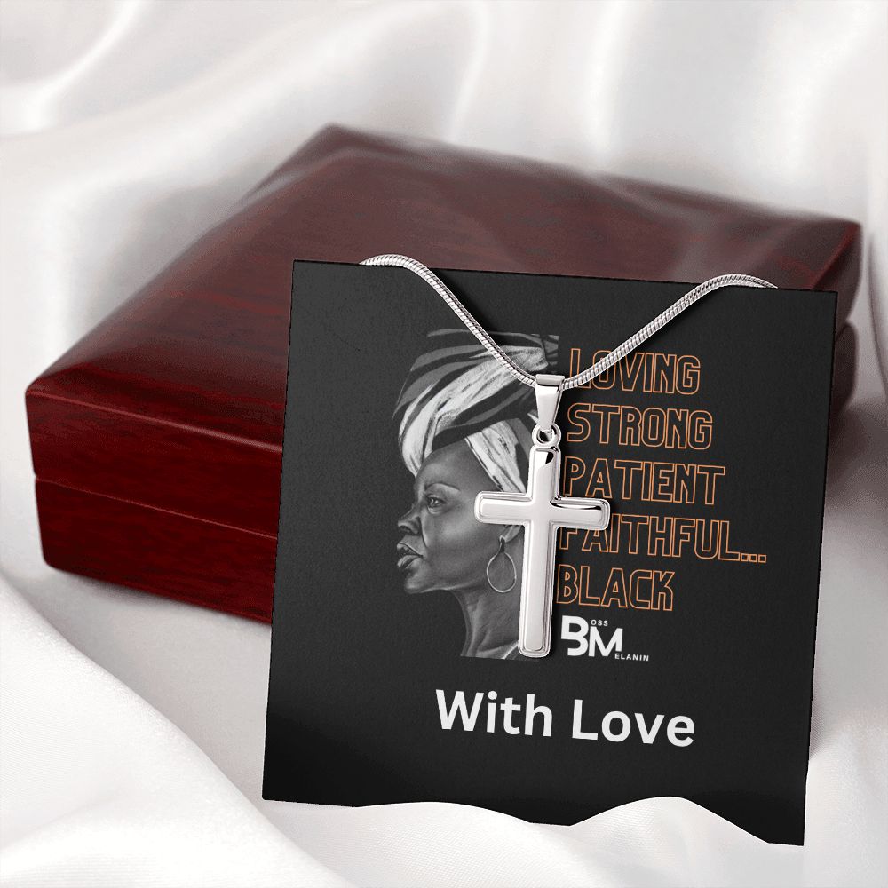 Stainless Steel high quality Gift chain for Loving, Patient, Beautiful, strong Black Woman