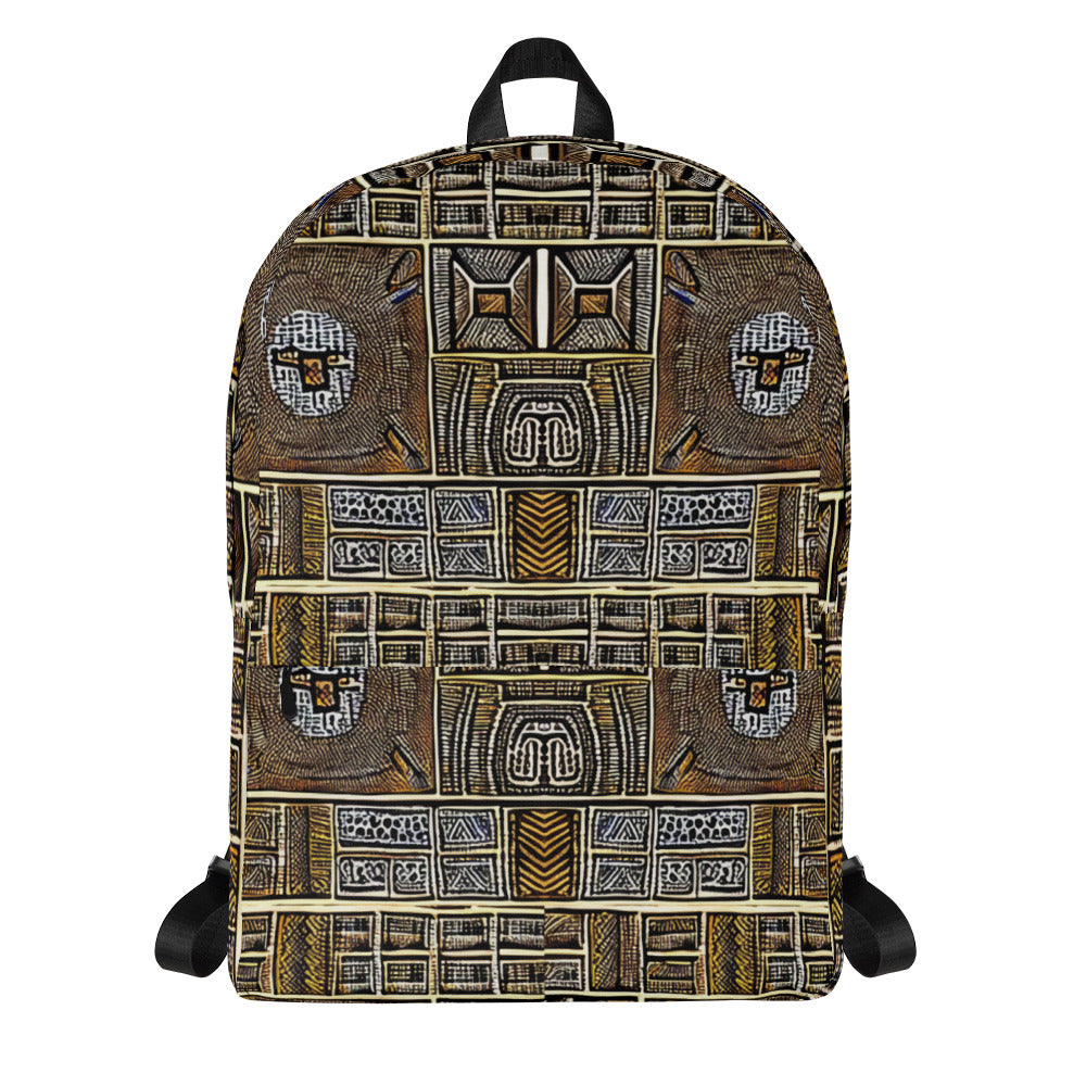 African Print Style Backpack