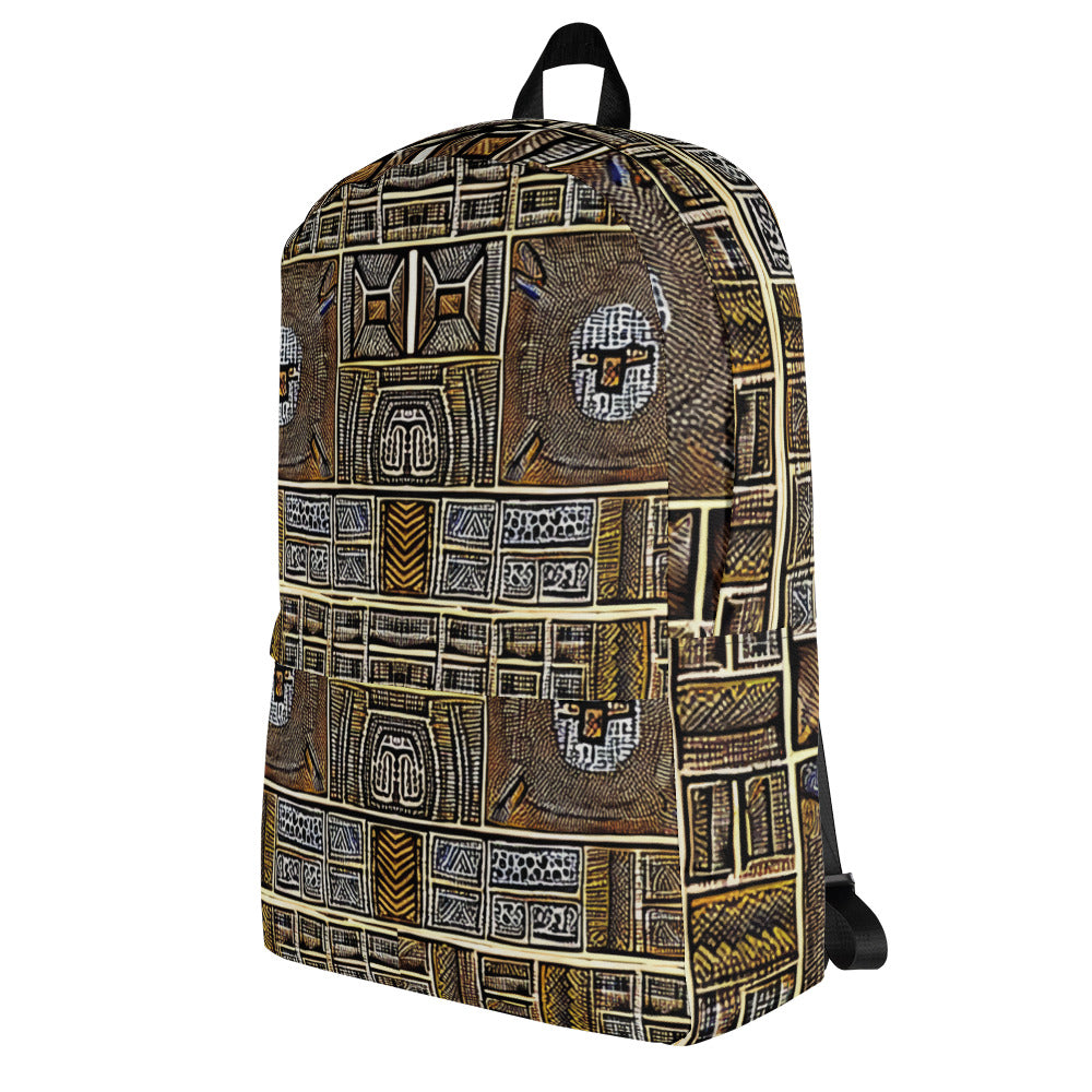 African Print Style Backpack