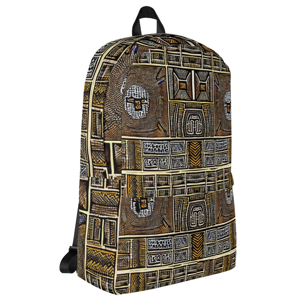 African Print Style Backpack