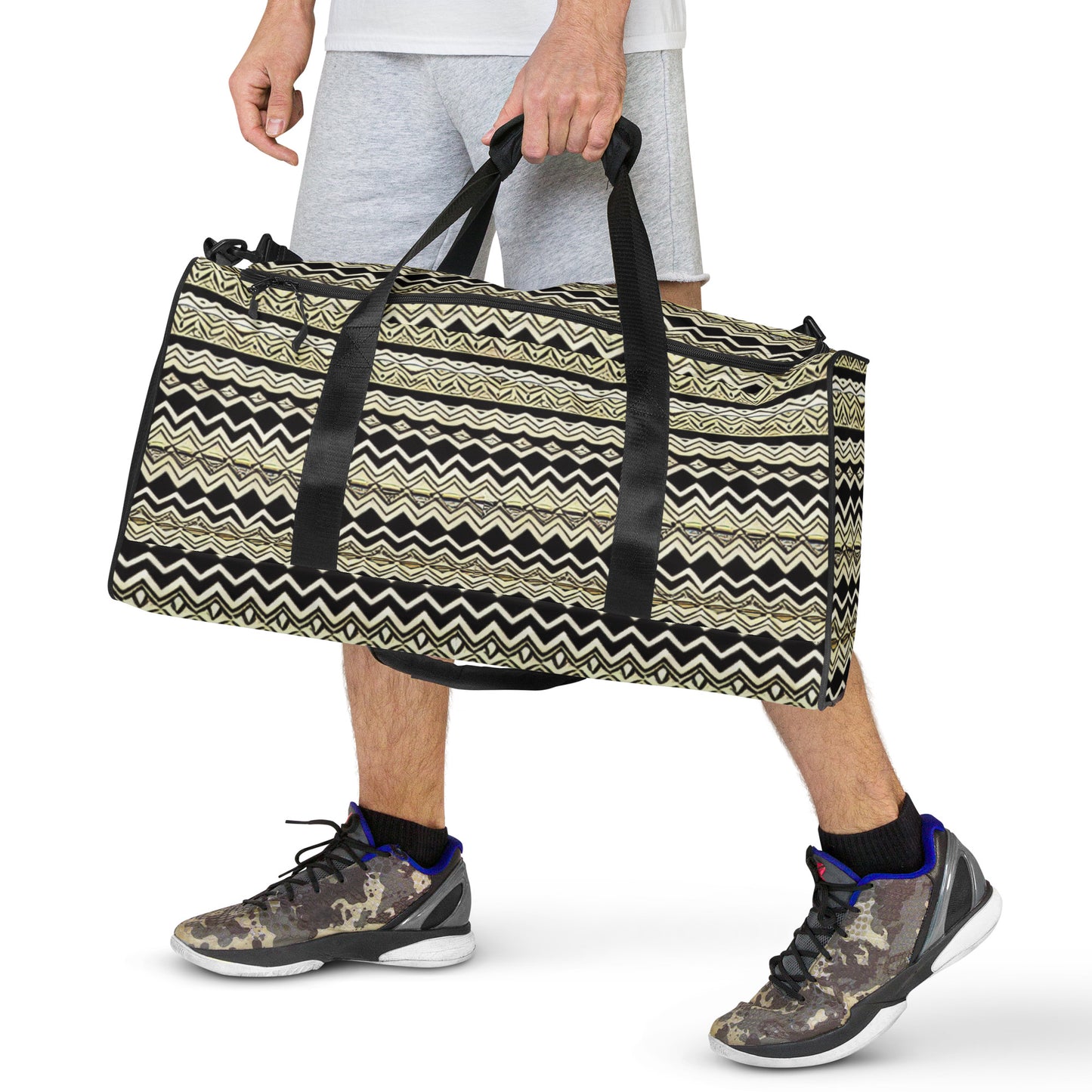 All-Over African Print Design - Duffle bag