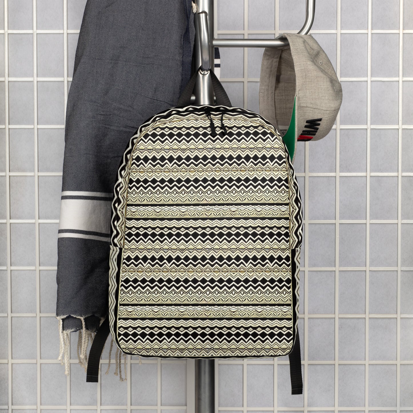 All-over African Print Style - Minimalist Backpack