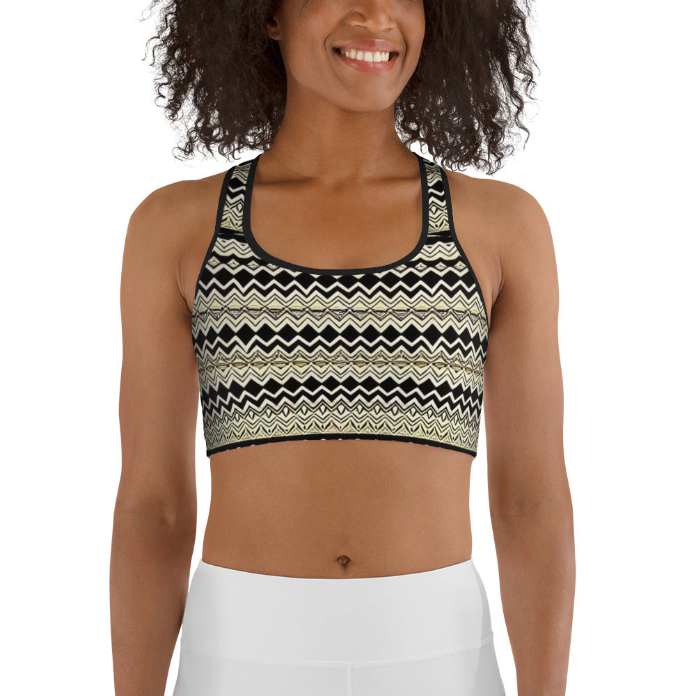 African All-Over Print Sports bra