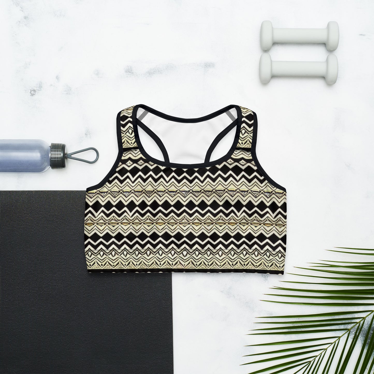 African All-Over Print Sports bra