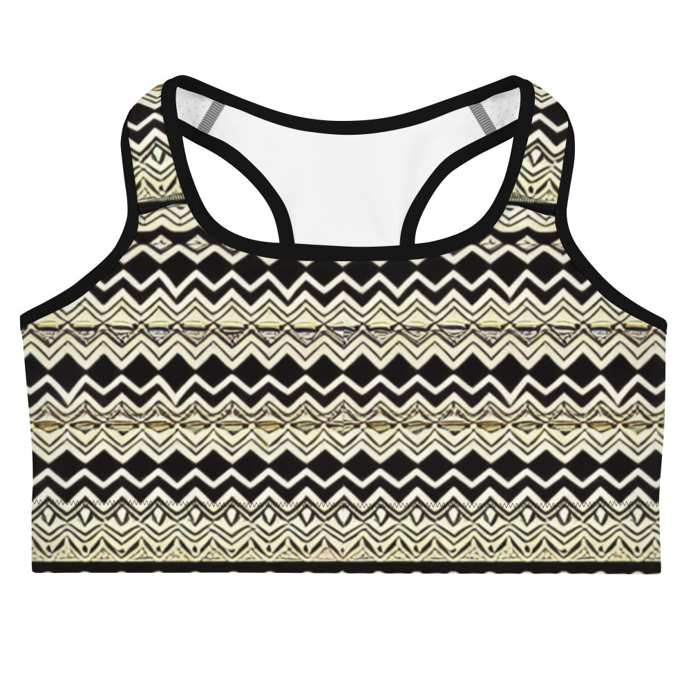 African All-Over Print Sports bra