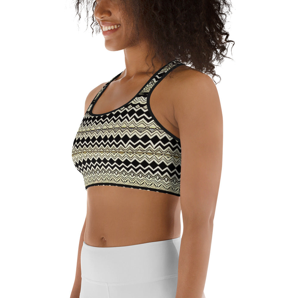 African All-Over Print Sports bra