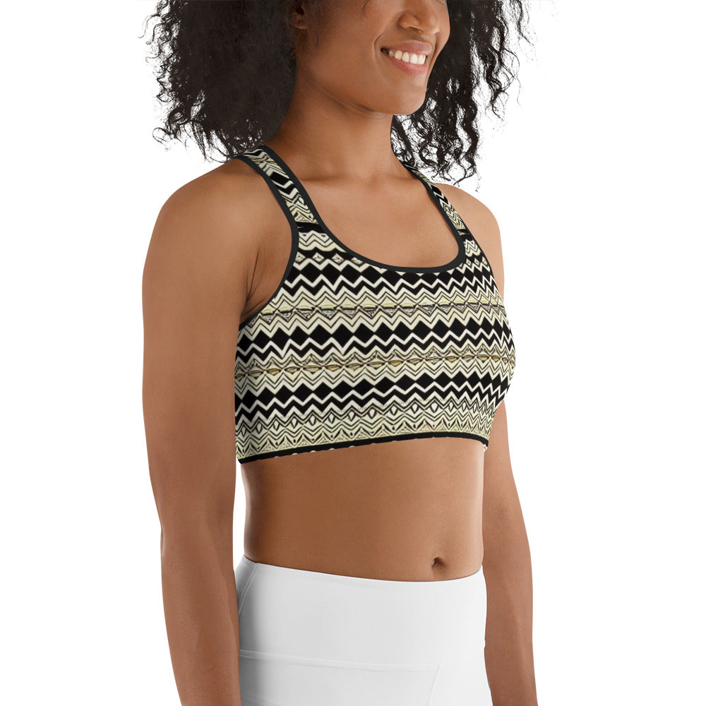 African All-Over Print Sports bra