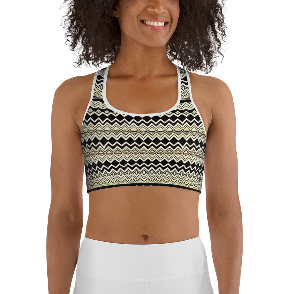 African All-Over Print Sports bra