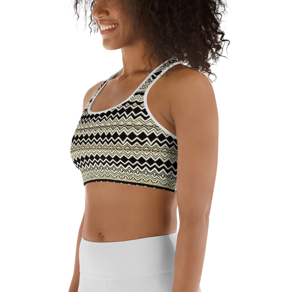 African All-Over Print Sports bra