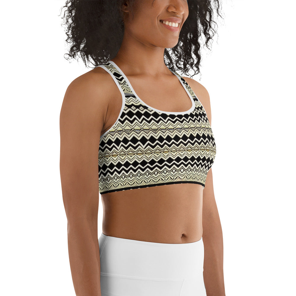 African All-Over Print Sports bra