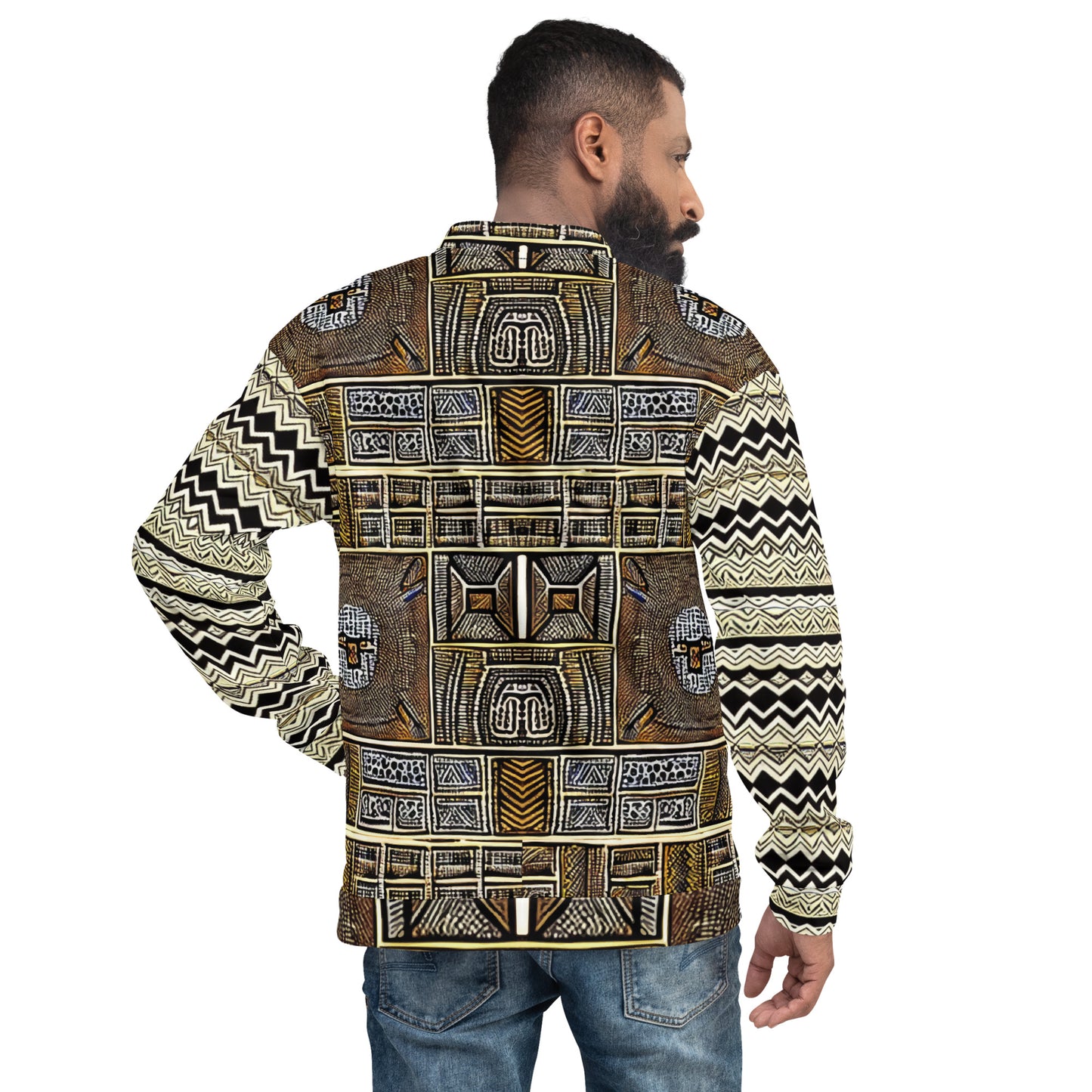 Unique African Design Unisex Bomber Jacket by Boss Melanin