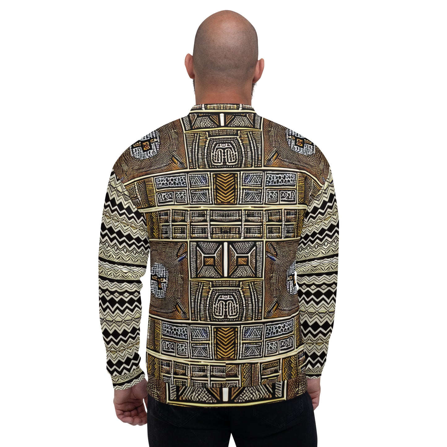 Unique African Design Unisex Bomber Jacket by Boss Melanin