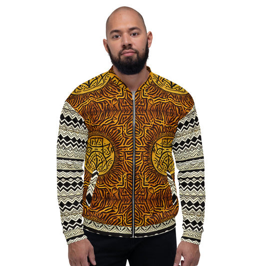 Unique African Print Design Unisex Bomber Jacket - From Boss melanin