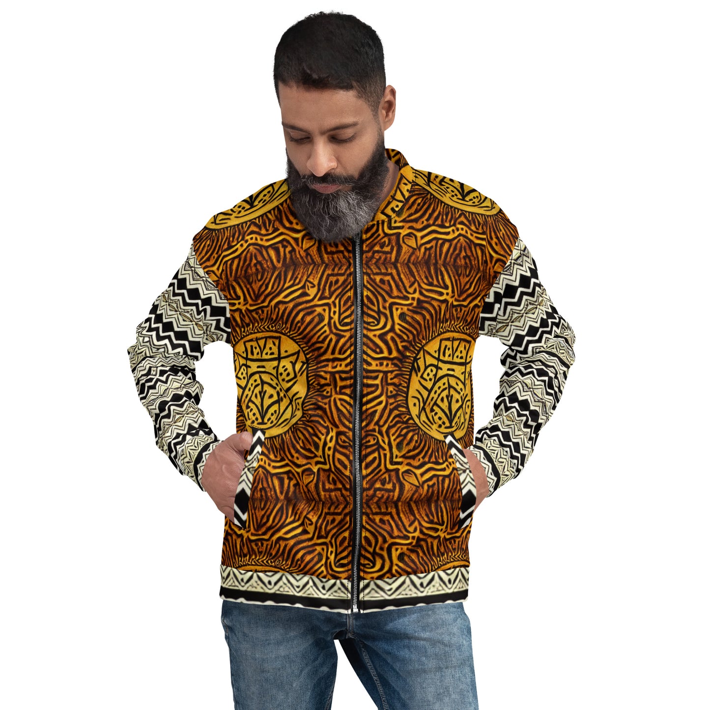 Unique African Print Design Unisex Bomber Jacket - From Boss melanin