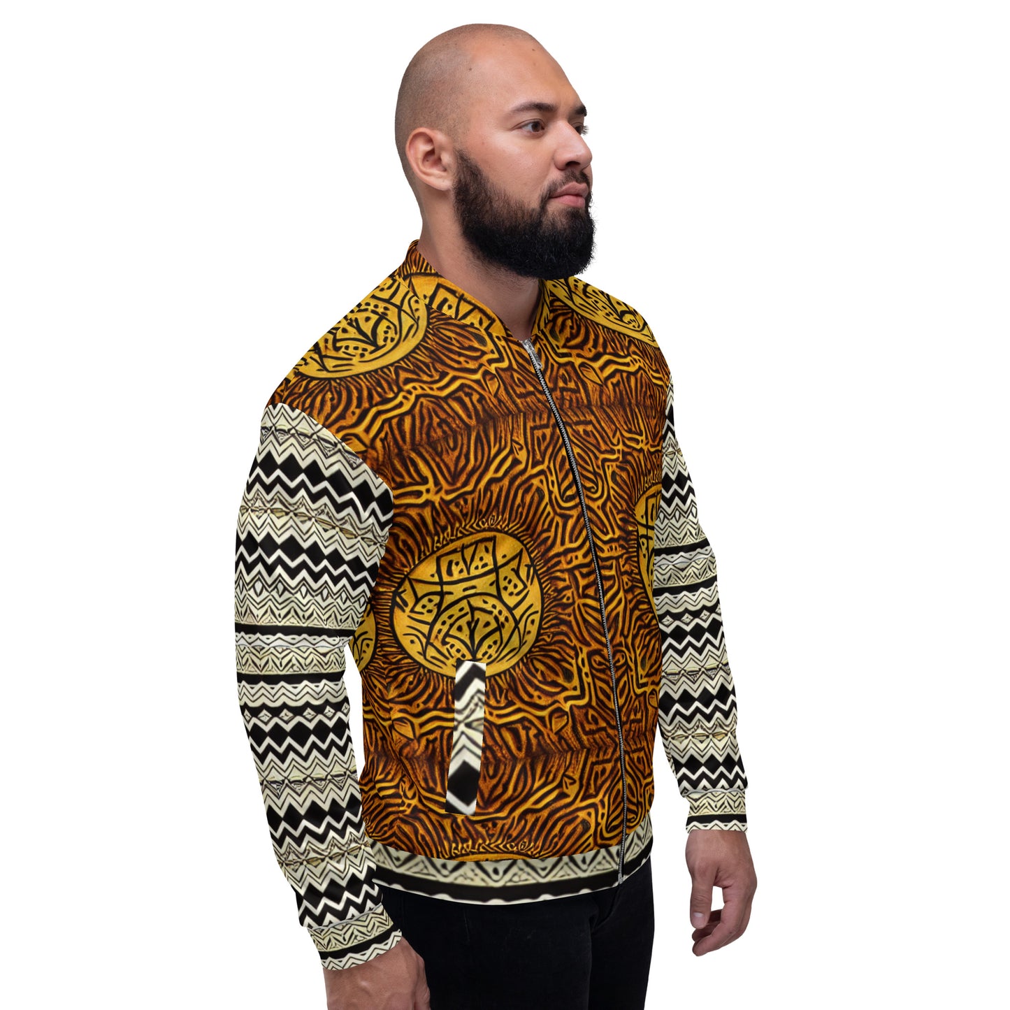 Unique African Print Design Unisex Bomber Jacket - From Boss melanin