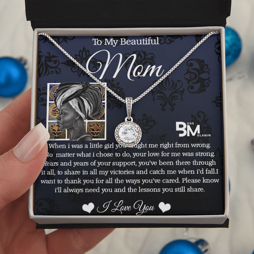 hite gold dipped high quality crystal encrusted Eternal hope pendant & necklace