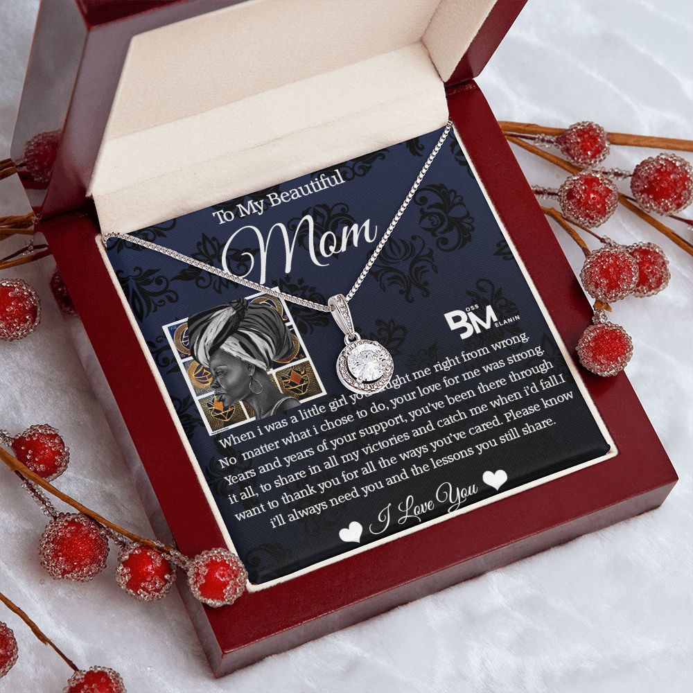 hite gold dipped high quality crystal encrusted Eternal hope pendant & necklace