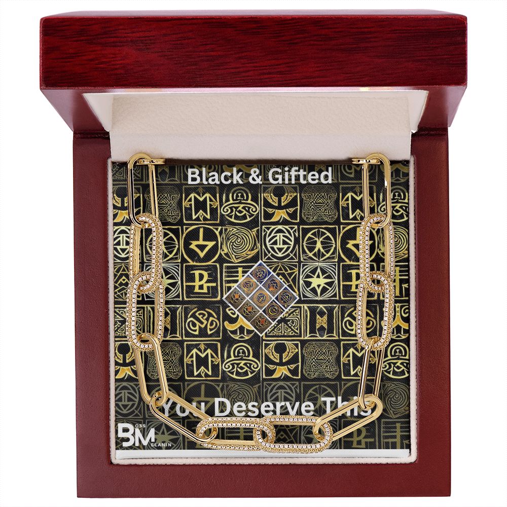 Large link Forever Chain – perfect gift for black men, blackman Gift - high quality stainless steel chain