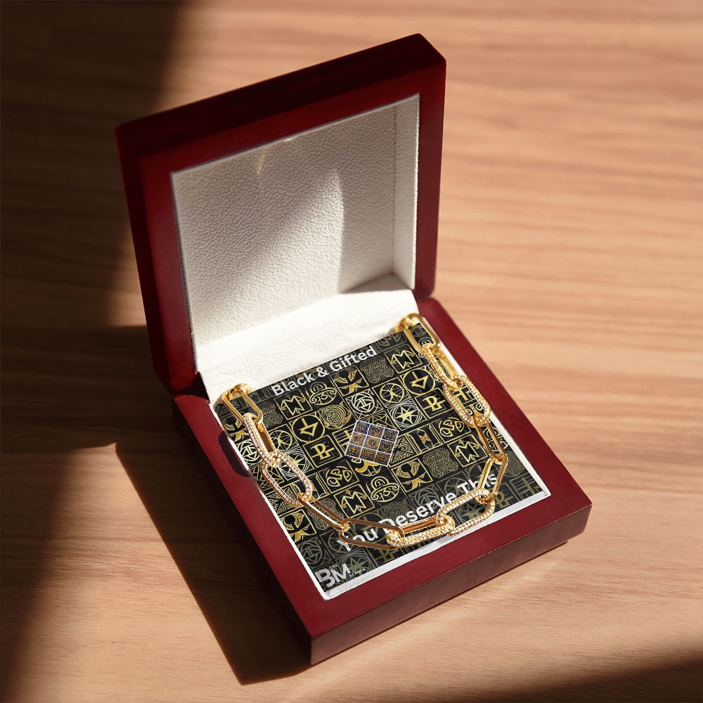 Large link Forever Chain – perfect gift for black men, blackman Gift - high quality stainless steel chain