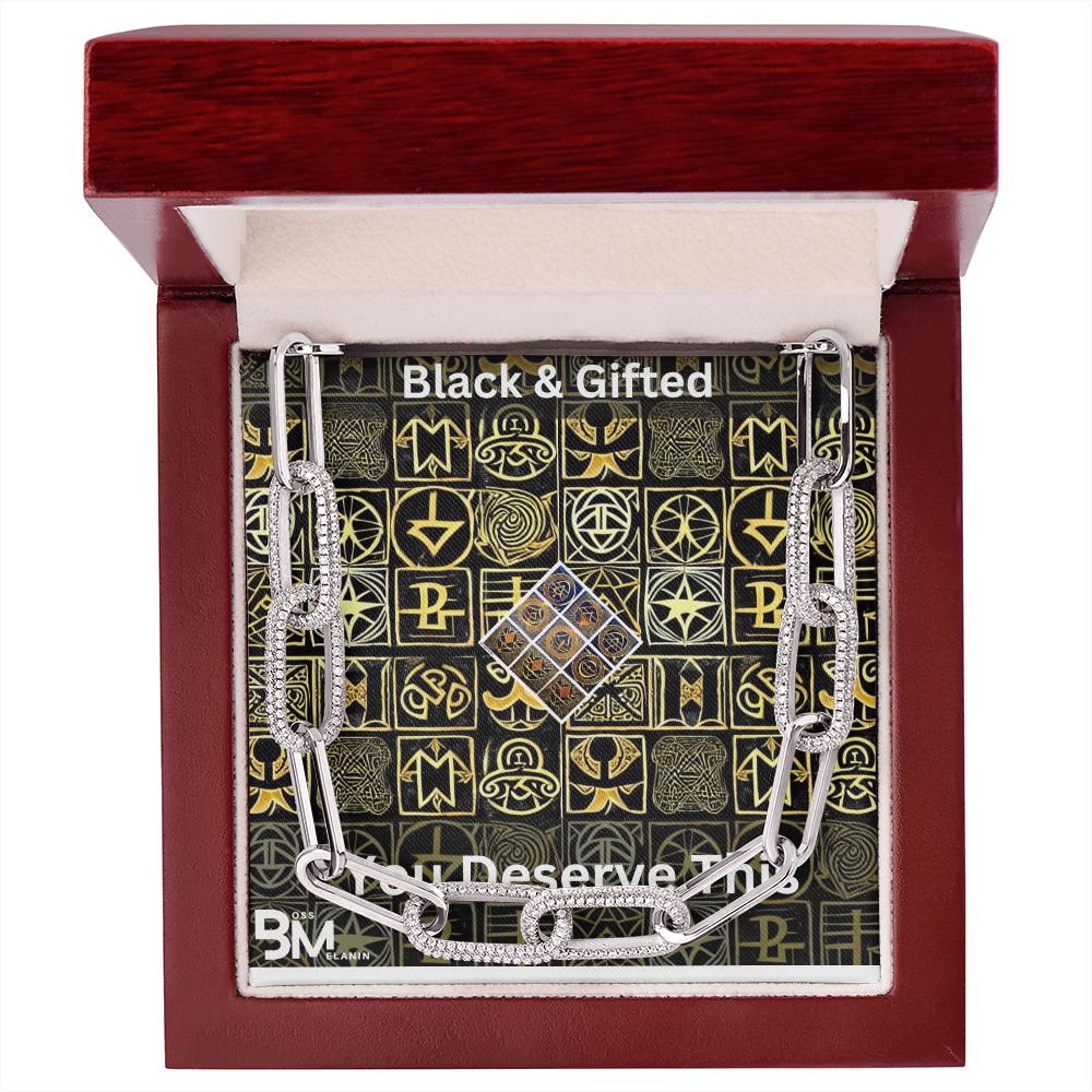 Large link Forever Chain – perfect gift for black men, blackman Gift - high quality stainless steel chain