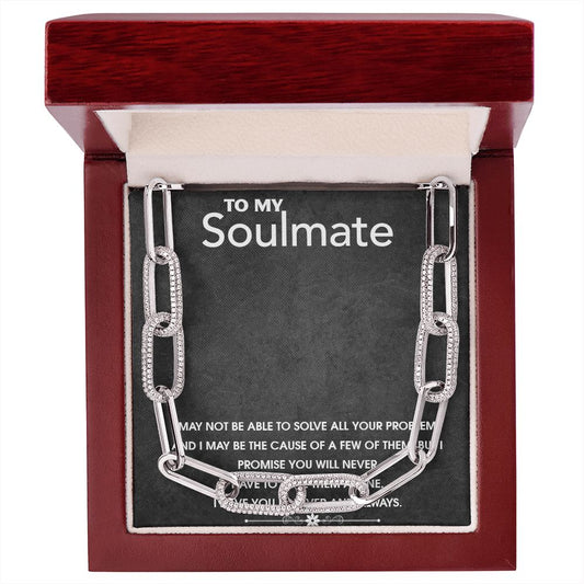 Large link Forever Chain – perfect gift for black men, black man Gift - high quality stainless steel chain for, strong Black man, Melanin Black man