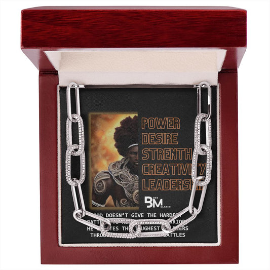 Young, Power & Desire Large link Forever Chain – perfect gift for black men, black man Gift