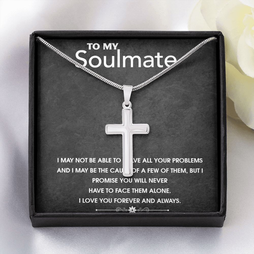 Stainless Steel high quality Gift chain & Cross for Soulmate