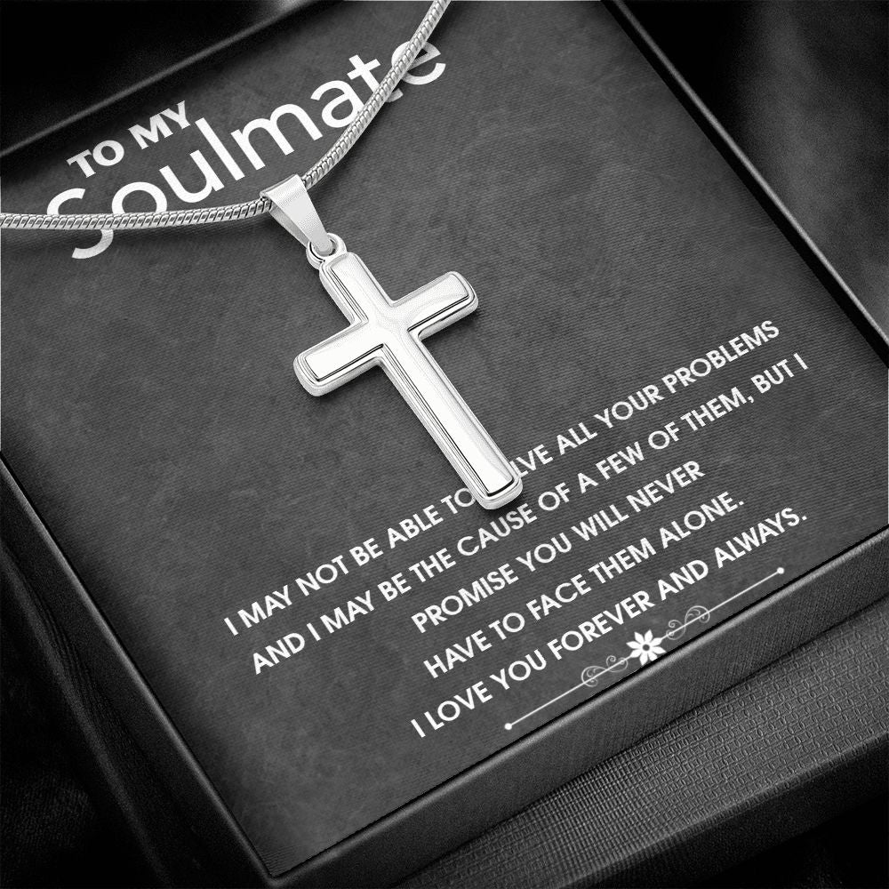 Stainless Steel high quality Gift chain & Cross for Soulmate