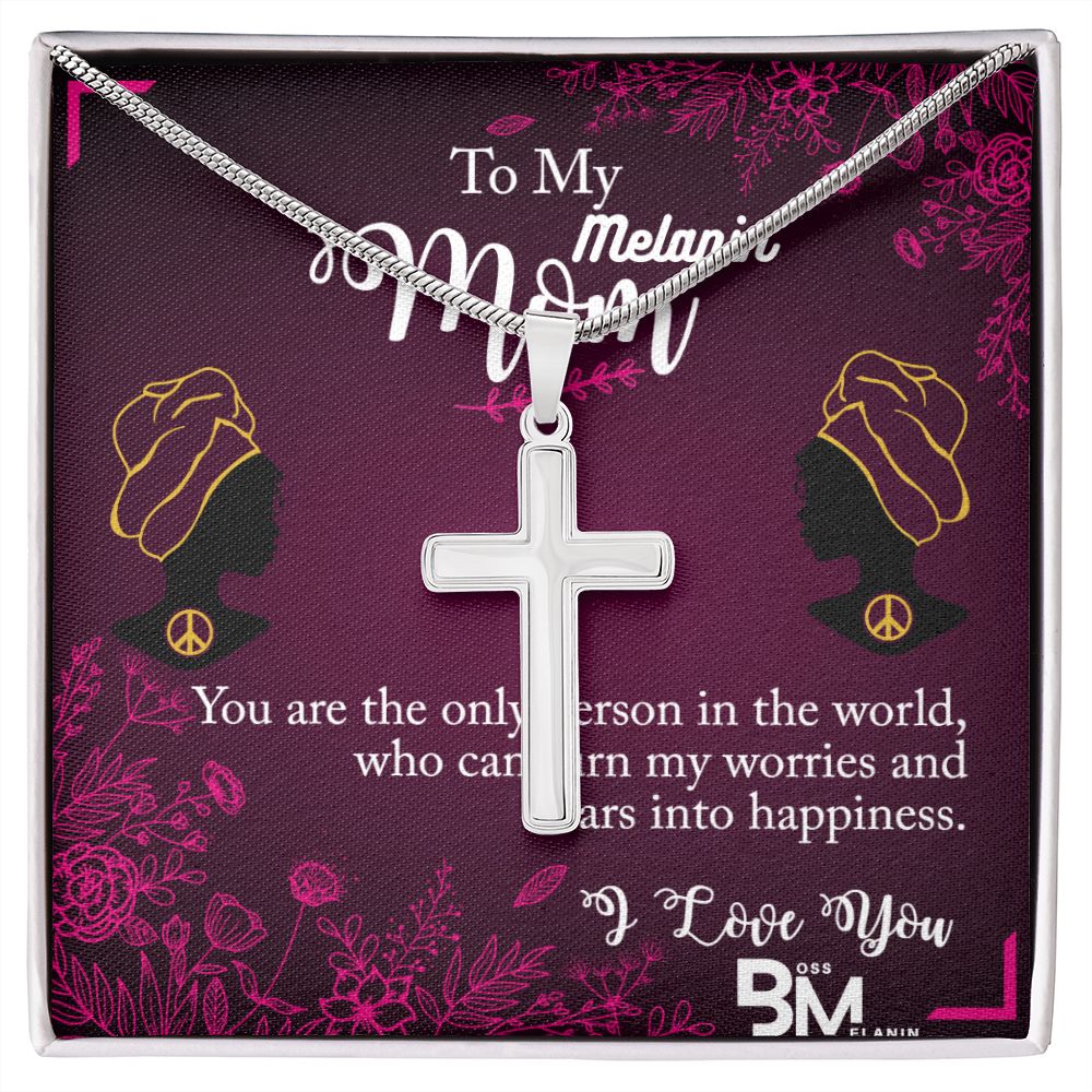 Melanin Mom Stainless Steel high quality Gift chain for Beautiful, strong Black Woman