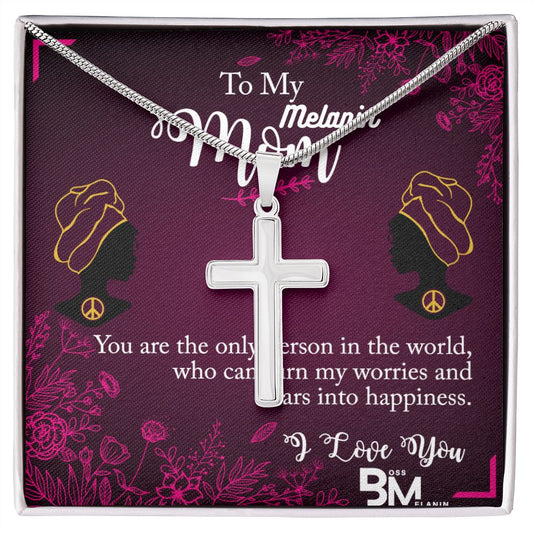 Melanin Mom Stainless Steel high quality Gift chain for Beautiful, strong Black Woman