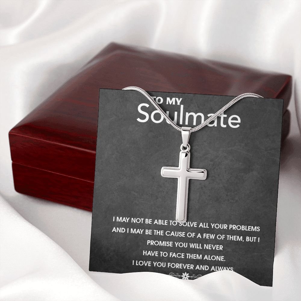 Stainless Steel high quality Gift chain & Cross for Soulmate
