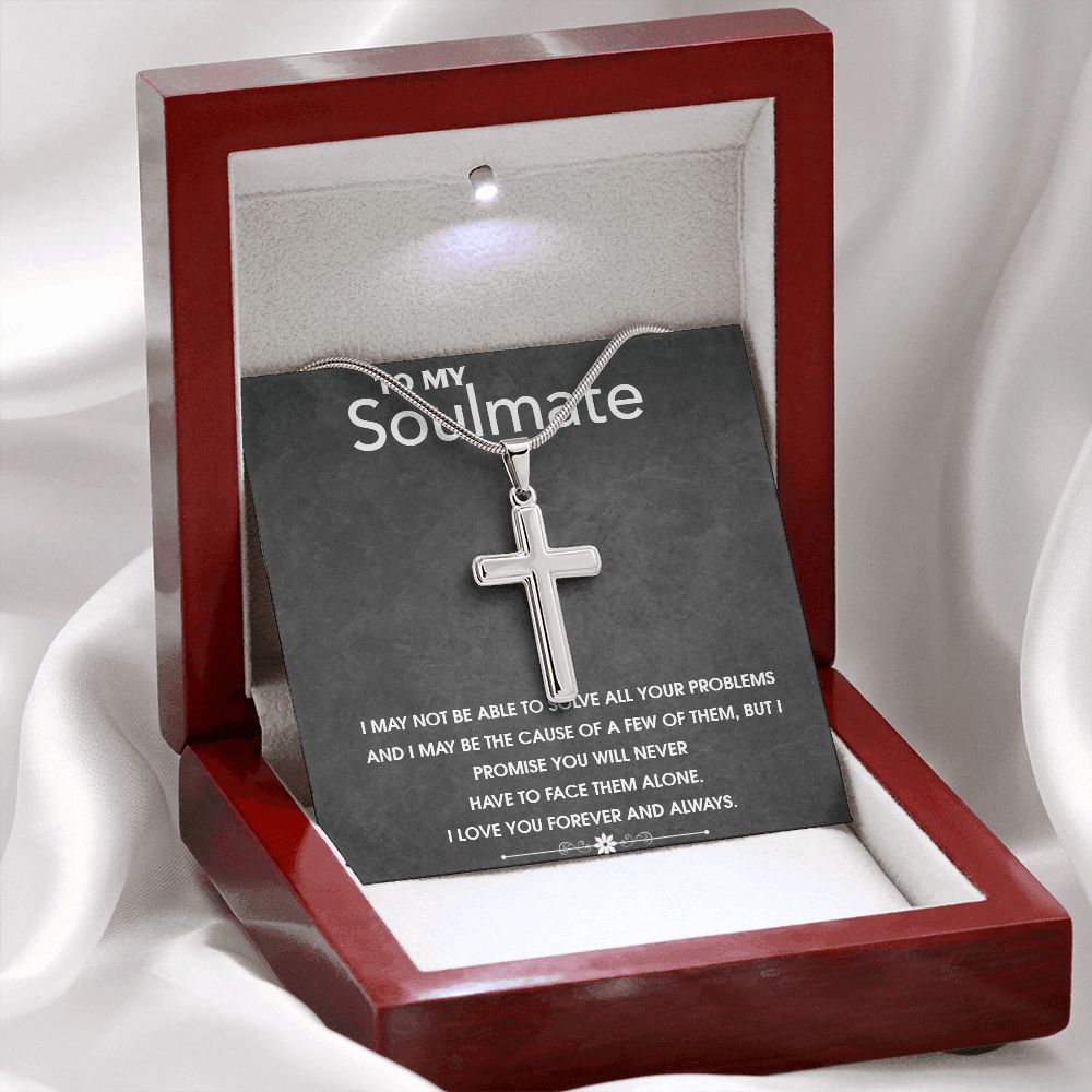 Stainless Steel high quality Gift chain & Cross for Soulmate