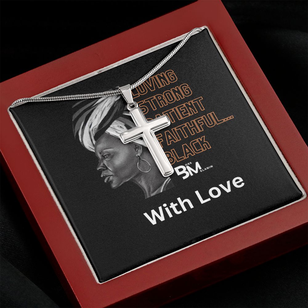Stainless Steel high quality Gift chain for Loving, Patient, Beautiful, strong Black Woman
