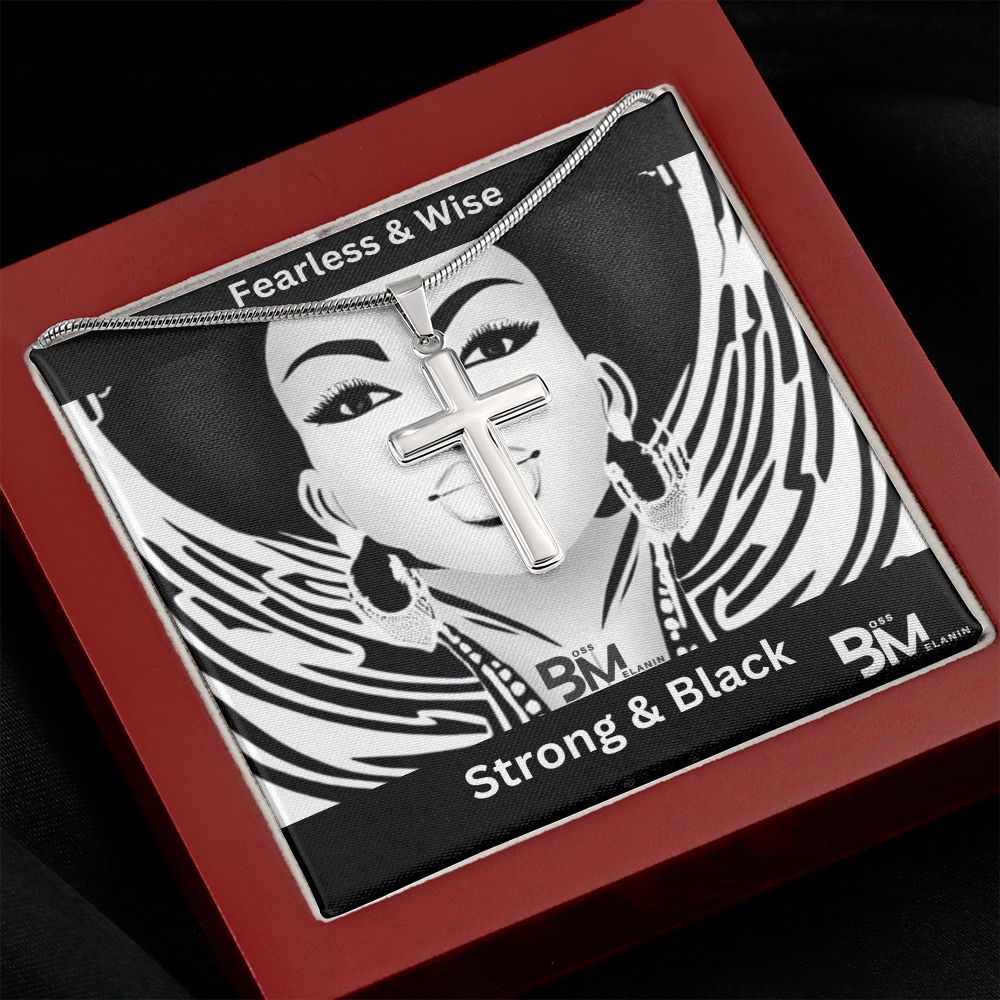 Stainless Steel high quality Gift chain for Fearless, Wise, strong Black Woman