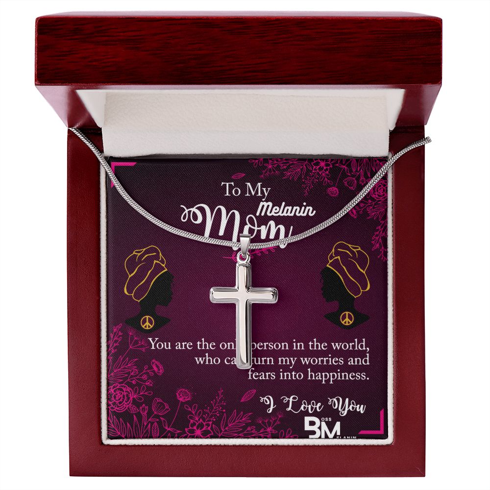 Melanin Mom Stainless Steel high quality Gift chain for Beautiful, strong Black Woman