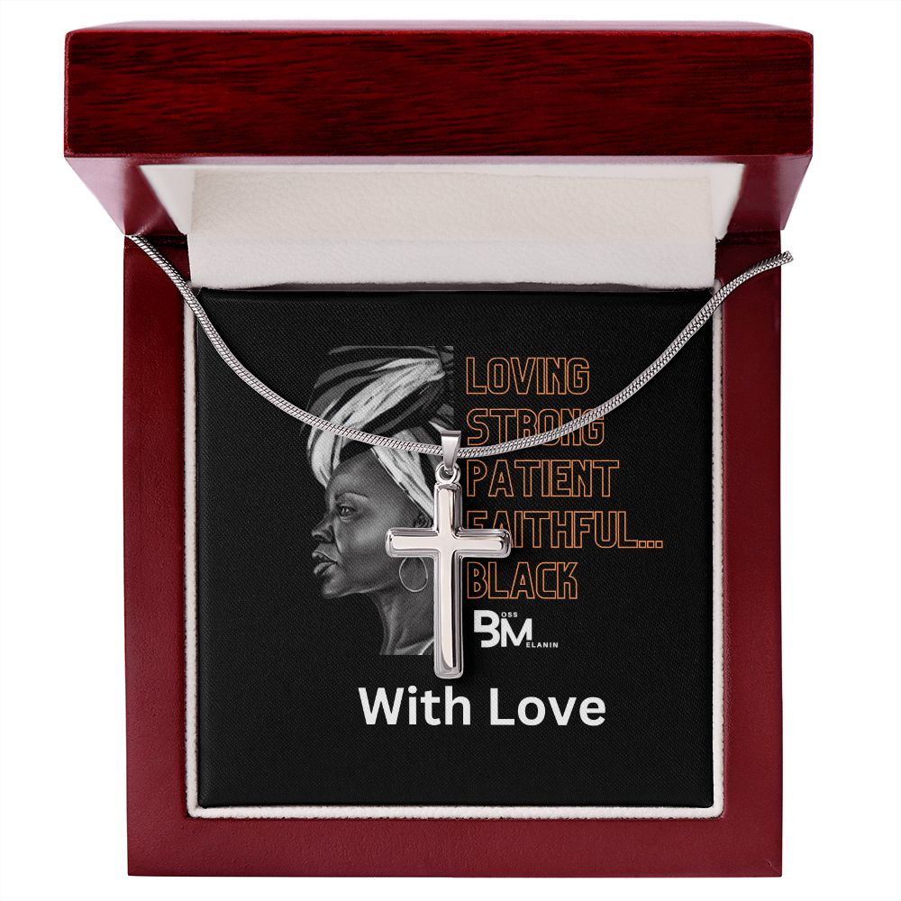 Stainless Steel high quality Gift chain for Loving, Patient, Beautiful, strong Black Woman