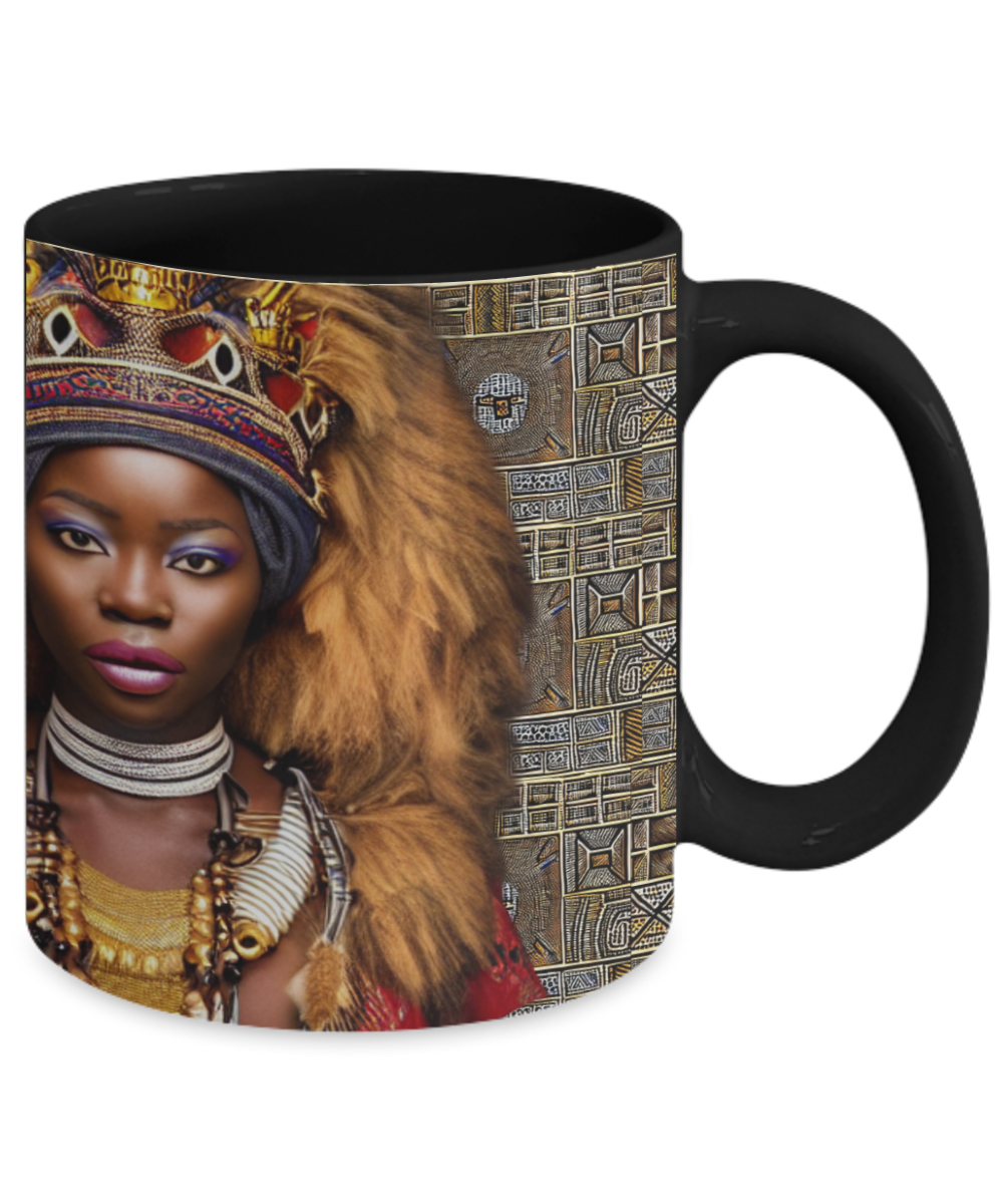 Unique African Queen Mug Gift - Perfect gift for strong black woman