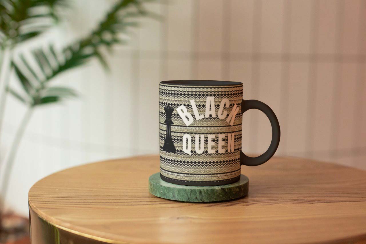 Unique Black Queen Gift Mug for black woman