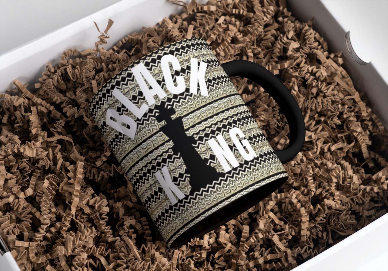 Black King mug gift deign for black male