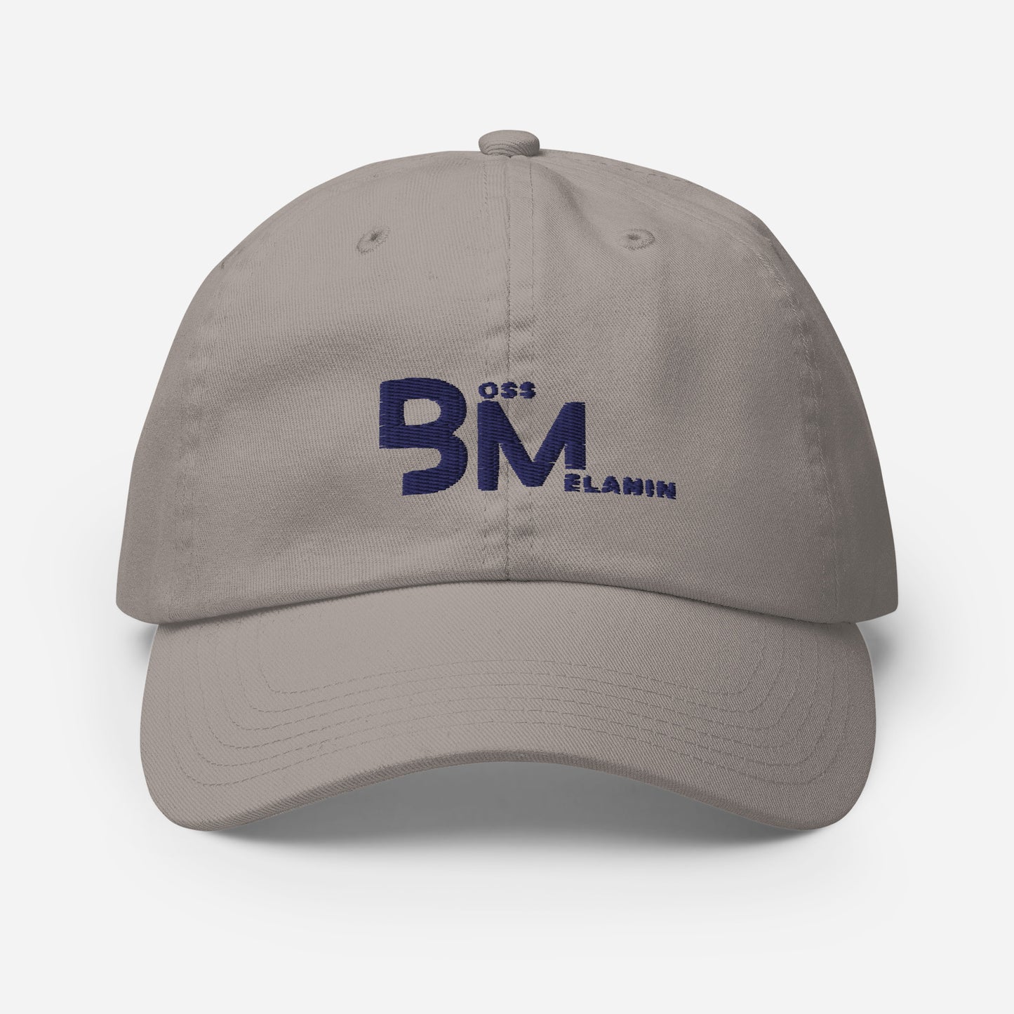 Boss Melanin Branded stitched Hat - Champion Dad Cap