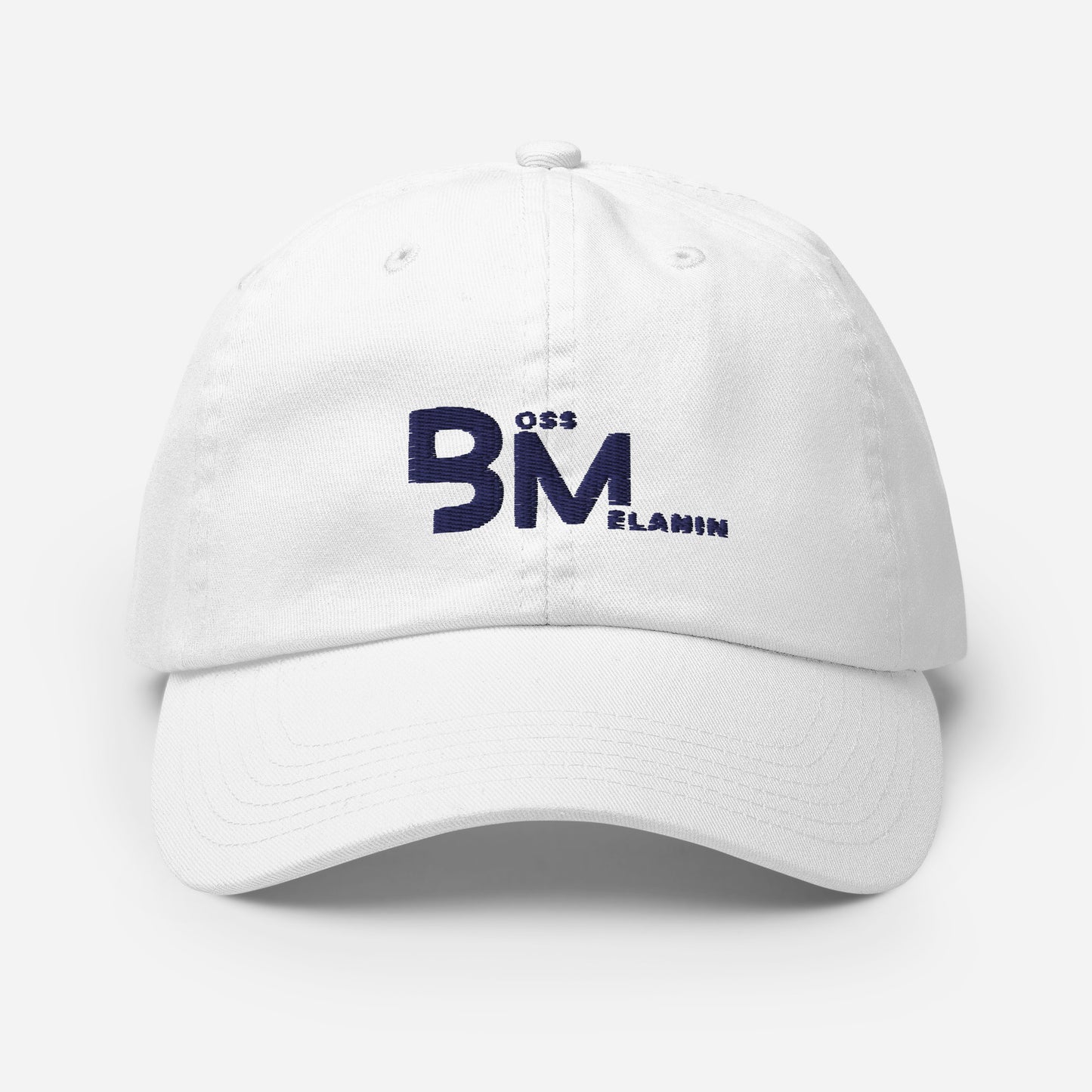 Boss Melanin Branded stitched Hat - Champion Dad Cap