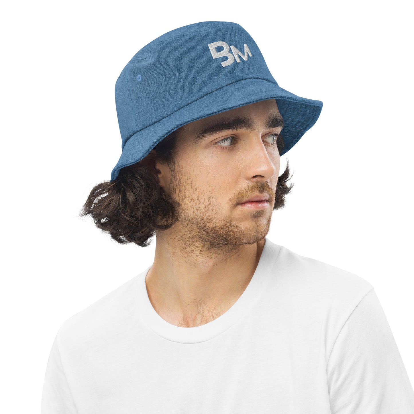 Boss Melanin Branded - Denim bucket hat