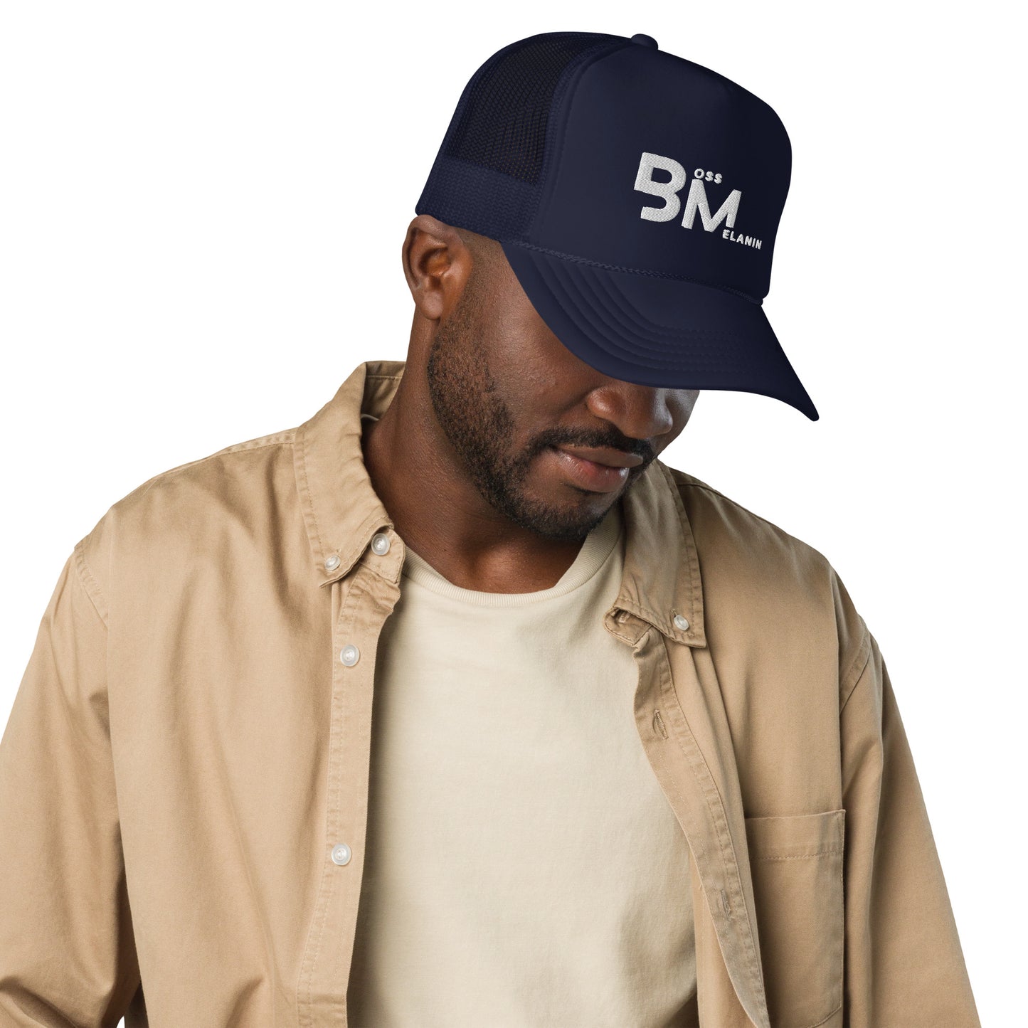 Boss Melanin Branded Foam trucker hat