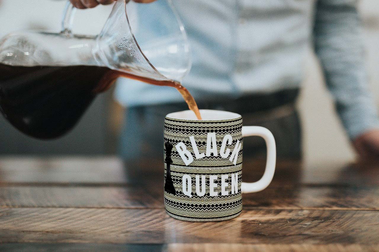 Unique Black Queen Gift Mug for black woman