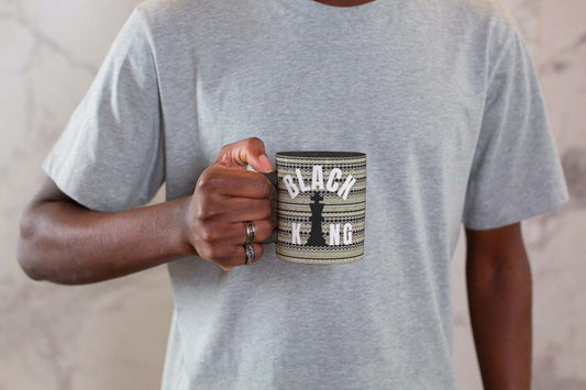 Black King mug gift deign for black male