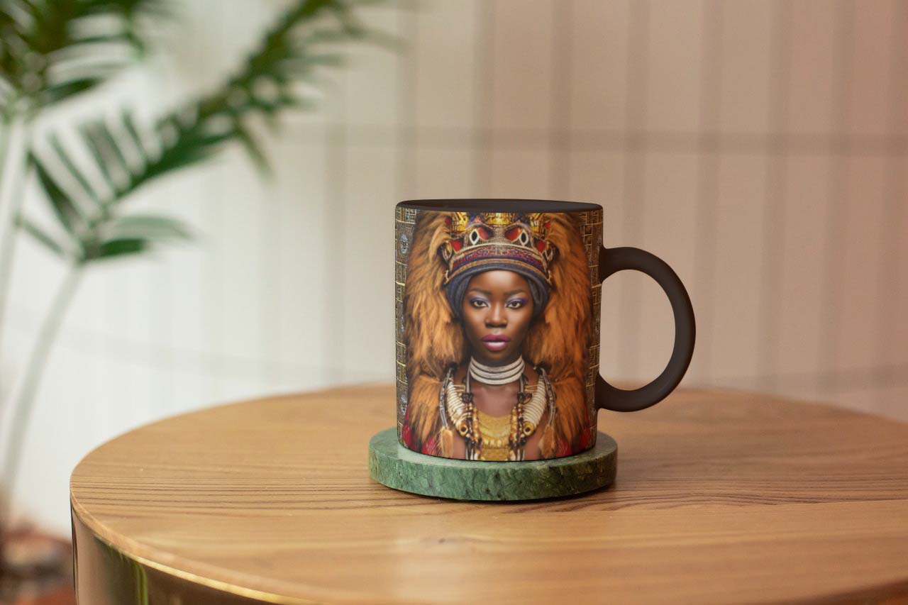 Unique African Queen Mug Gift - Perfect gift for strong black woman