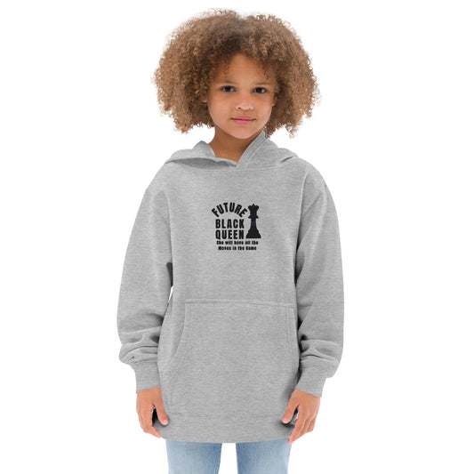 Stitched Boss Melanin branded Kids fleece hoodie