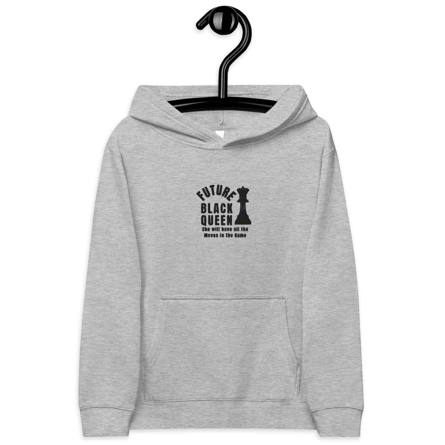 Stitched Boss Melanin branded Kids fleece hoodie